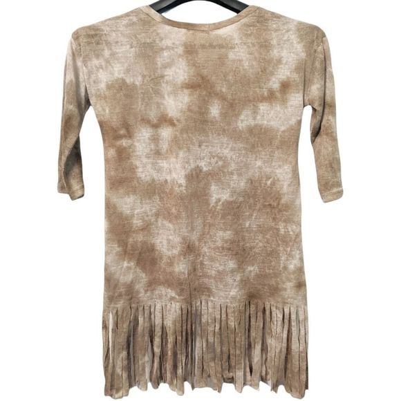 Southern Grace Buffalo Roam Free top with Fringe Size Medium - Picture 4 of 9